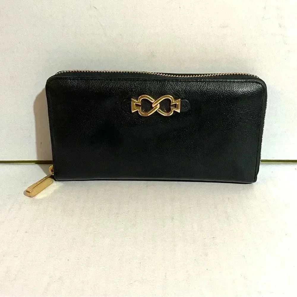 Kate spade black leather wallet